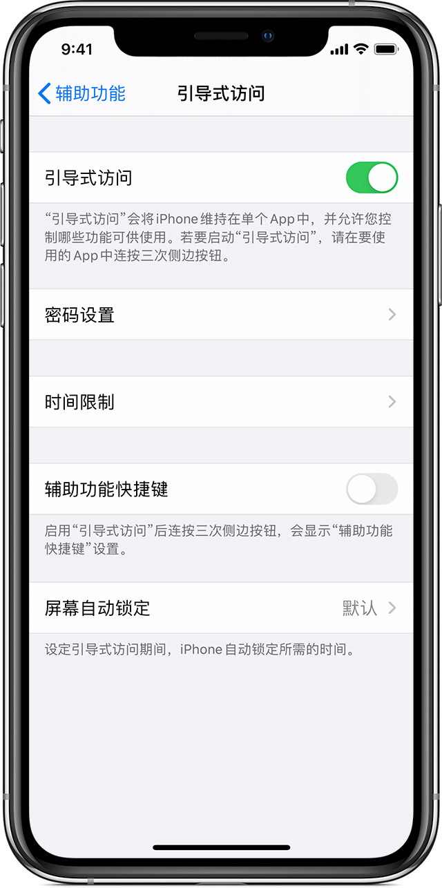 礼泉苹果手机维修分享如何在 iPhone 上退出引导式访问 